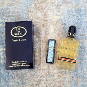 Gucci Perfume with a refillable purser